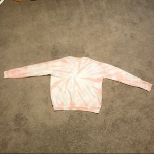 ALO Yoga Super Soft Sweatshirt light pink tyedye M